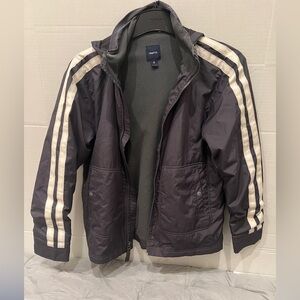 GAP KIDS Size 12/XL Fleece lined Charcoal Grey Jacket in excellent condition